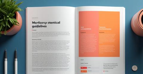 Brand guidelines per una startup tecnologica con palette colori moderna